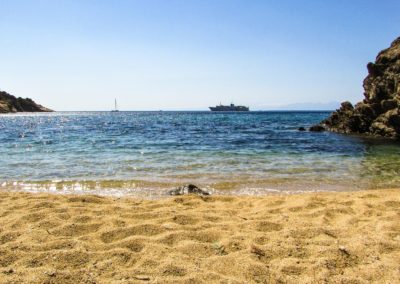 Am Strand im Urlaub