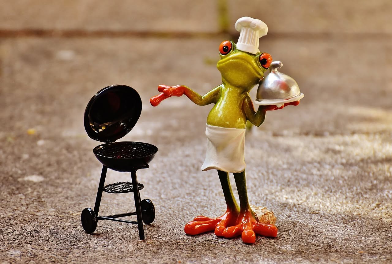 Frosch Grillen